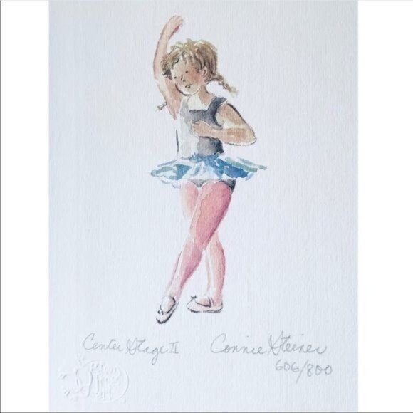 Ballet Center Stage I & II Signed/Numbered Prints by Connie Steiner - Picture 10 of 13